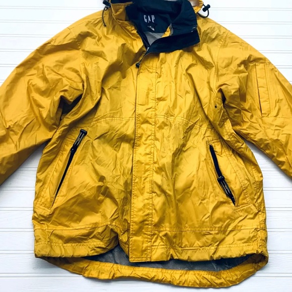 Vintage Gap Yellow Lined Windbreaker - Picture 2 of 13